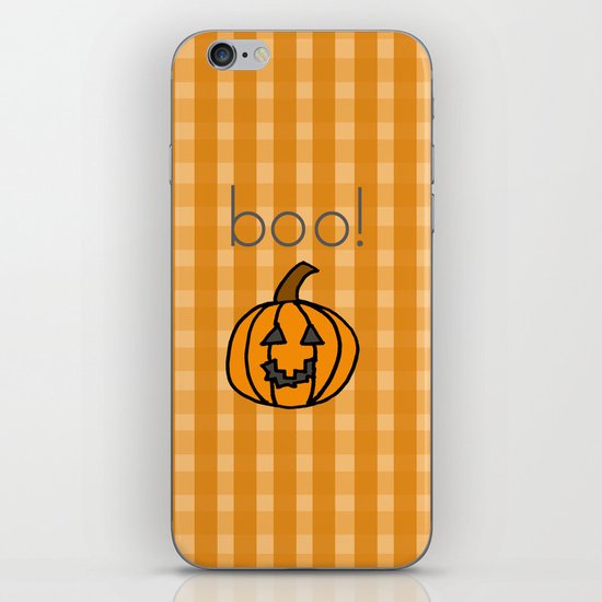 October, boo! iPhone & iPod Skin
