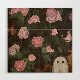 Rose Ghost Wood Wall Art