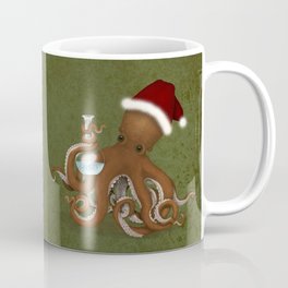 Steampunk Christmas Octopus Mug