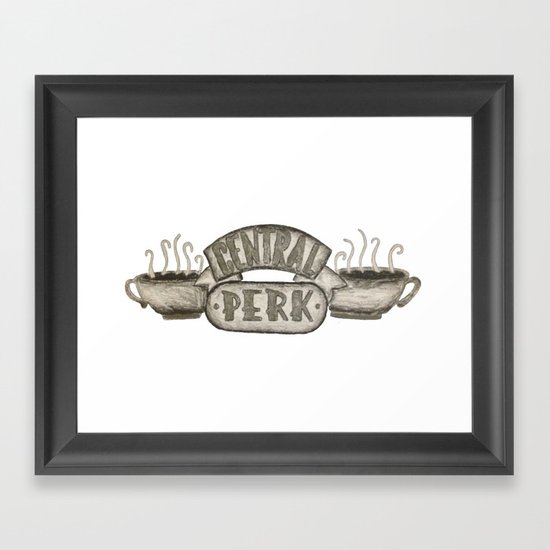 Friends- Central Perk Framed Art Print