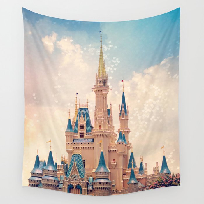 Cinderella S Castle Wall Tapestry By Giajury Society6
