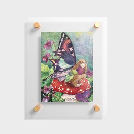 The Violet Faery Floating Acrylic Print