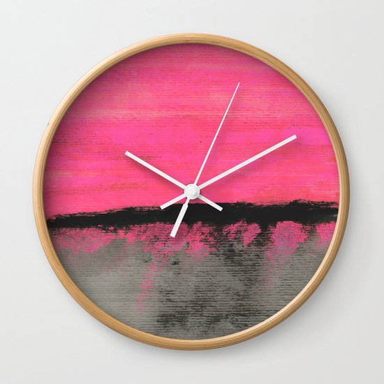 Sunset Horizon Wall Clock