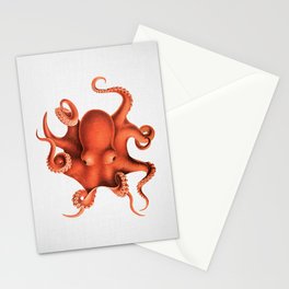 Octopus - Watercolor Stationery Card