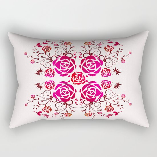 Roses Rectangular Pillow