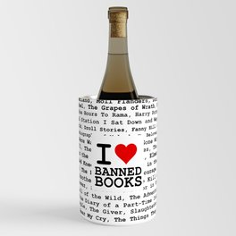 I Heart Banned Books Wine Chiller