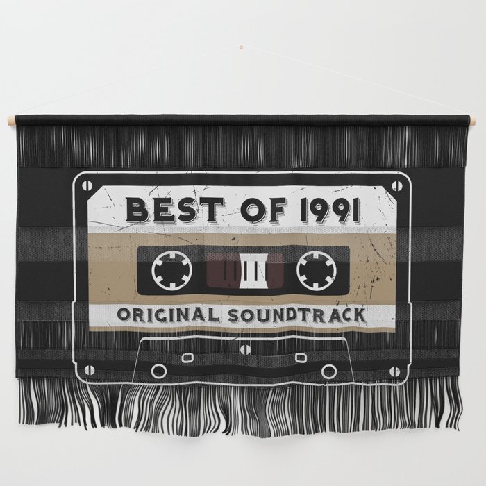 Best Of 1991 Cassette Tape Retro Wall Hanging