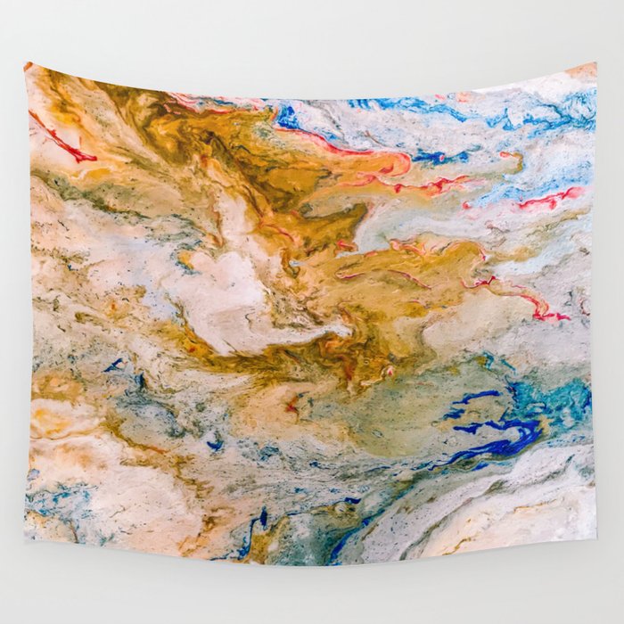 abstract wall tapestry