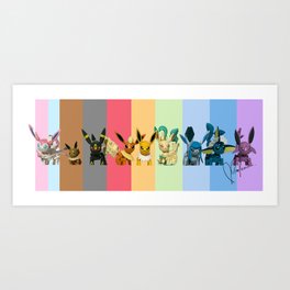 Rainbow of evolution Art Print