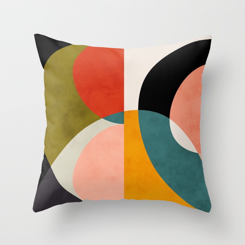 different shapes of throw pillows