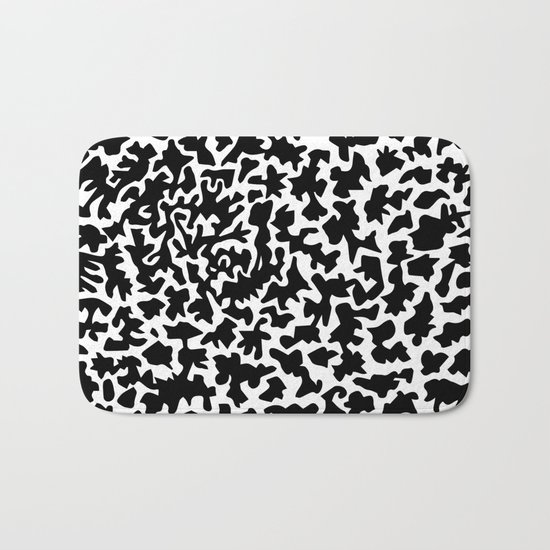 Black adventures Bath Mat