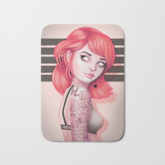Scarlet Bath Mat