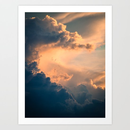 Majestic Clouds Art Print