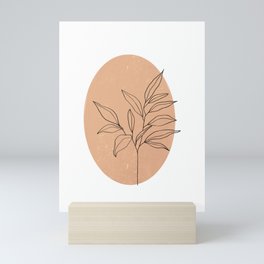 Orange Leaves Mini Art Print