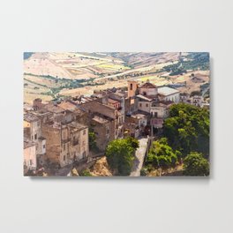 Italian old village. Digital oil painting  Metal Print | Prints, Homedecoration, Framedprints, Landscape, Stonebuildings, Homedecor, Digitalpainting, Village, Italia, Digital 