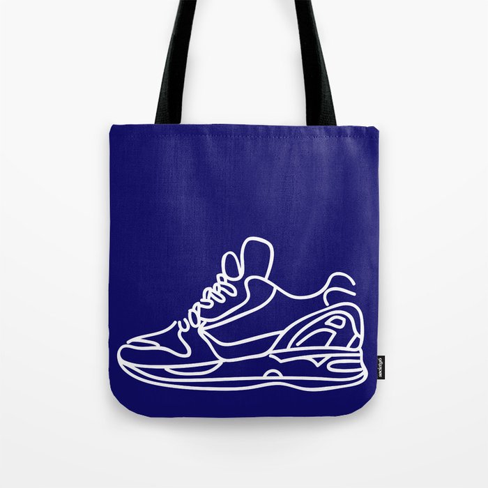 Sneakers Outline #6 Tote Bag