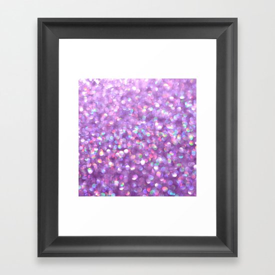 La La Lavender Framed Art Print