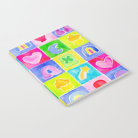 Rainbow Charms Notebook