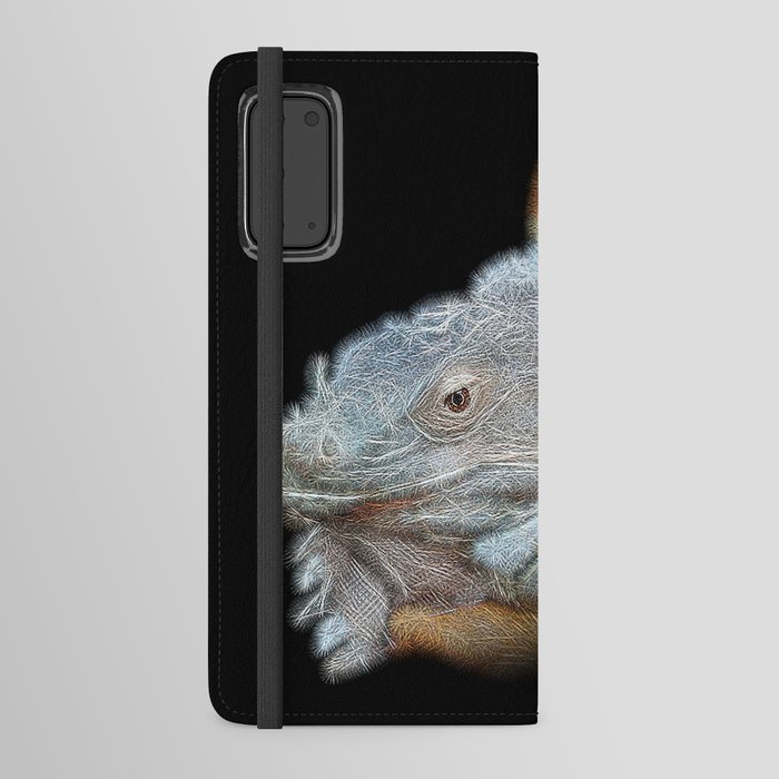 Spiked Electric Iguana Android Wallet Case