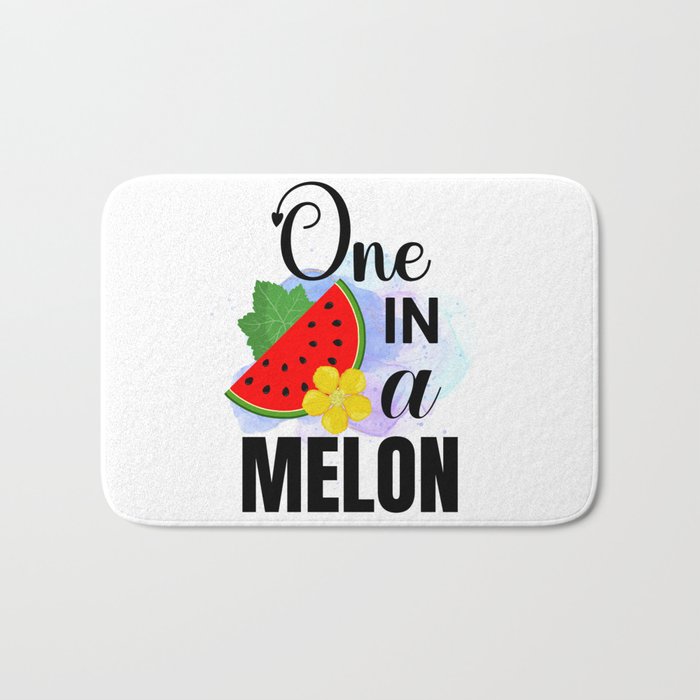 One In A Melon Bath Mat