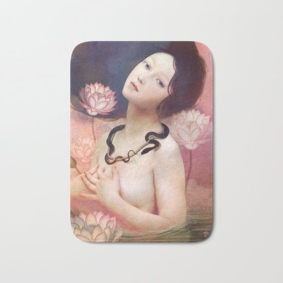 The Serpent Lake Bath Mat