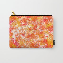 Colourful Abstract Texture Paint Pattern Carry-All Pouch