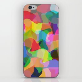 Modern Abstract Chroma Multicolor iPhone Skin
