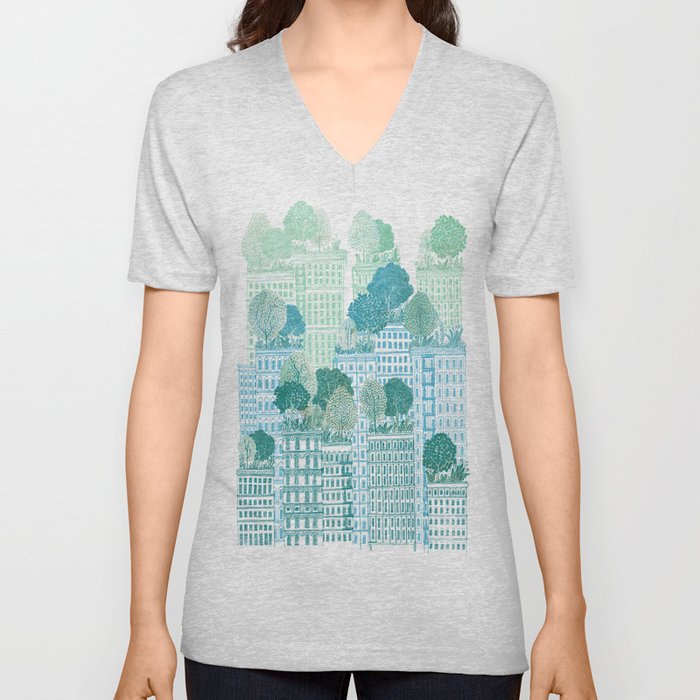 Juniper - A Garden City V Neck T Shirt