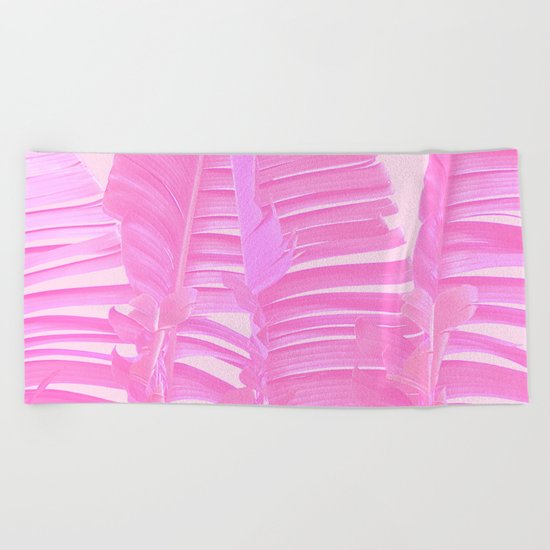 Pink Whisper Beach Towel