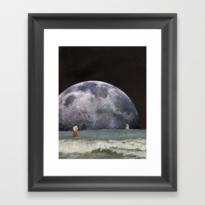 Physical attraction Framed Art Print