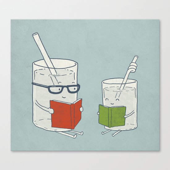 Reading Glasses Canvas Print