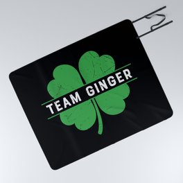 Team Ginger St Patrick's Day Picnic Blanket