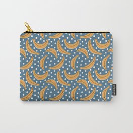 Bananas in Blue Carry-All Pouch