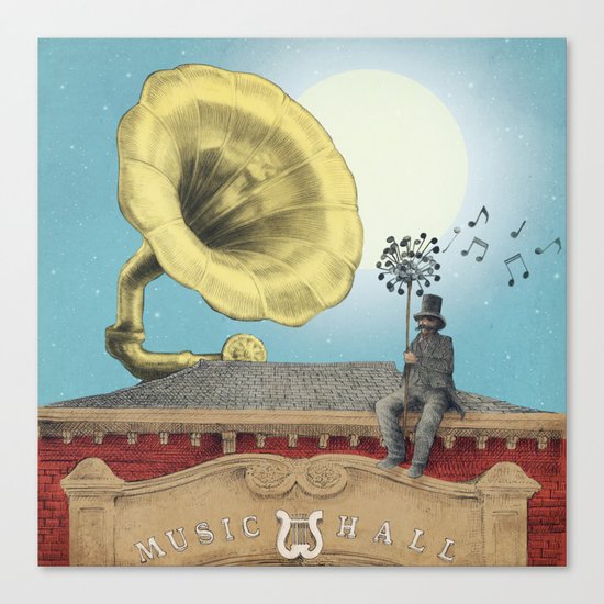The Music Hall Canvas Print