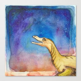 space velociraptor Canvas Print