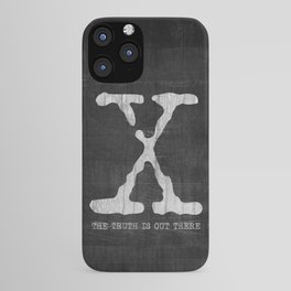 The Truth is Out There iPhone Case | Graphicdesign, X, Digital, Alien, Minimalist, Minimal, Tv Serie, Typography, Tv Series, Space 