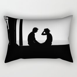Love is... Black and white photography Rectangular Pillow