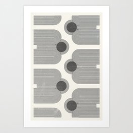Geometric Minimalist Arches Art Print