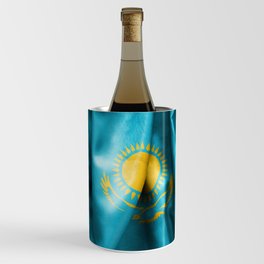 Kazakhstan Flag Wine Chiller