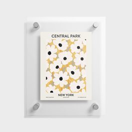 Flower market New York Central Park Floating Acrylic Print