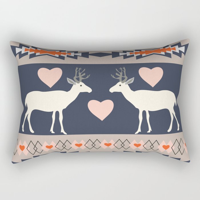 Romantic deer Rectangular Pillow