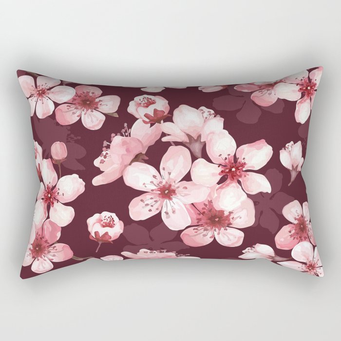 Plum Blossom. Hope For Spring Rectangular Pillow
