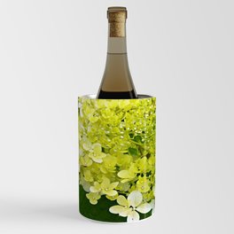 Elegant Chartreuse Green Limelight Hydrangea Macro Wine Chiller