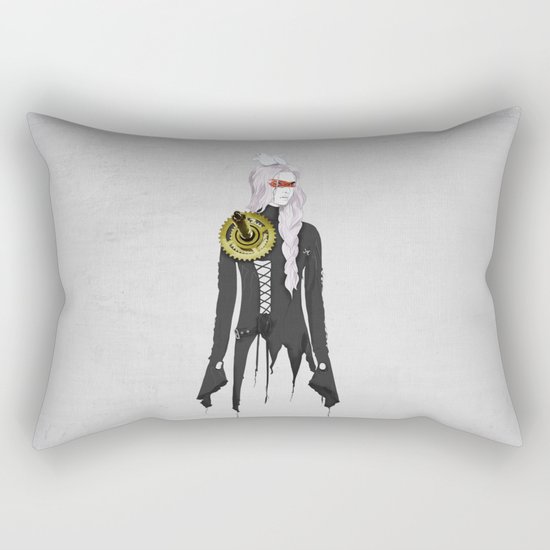 Clockwork Rectangular Pillow