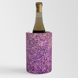 Pretty Purple Glitter Wine Chiller
