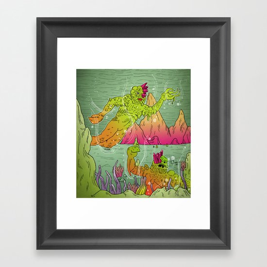 Fantastic Caverns! Framed Art Print