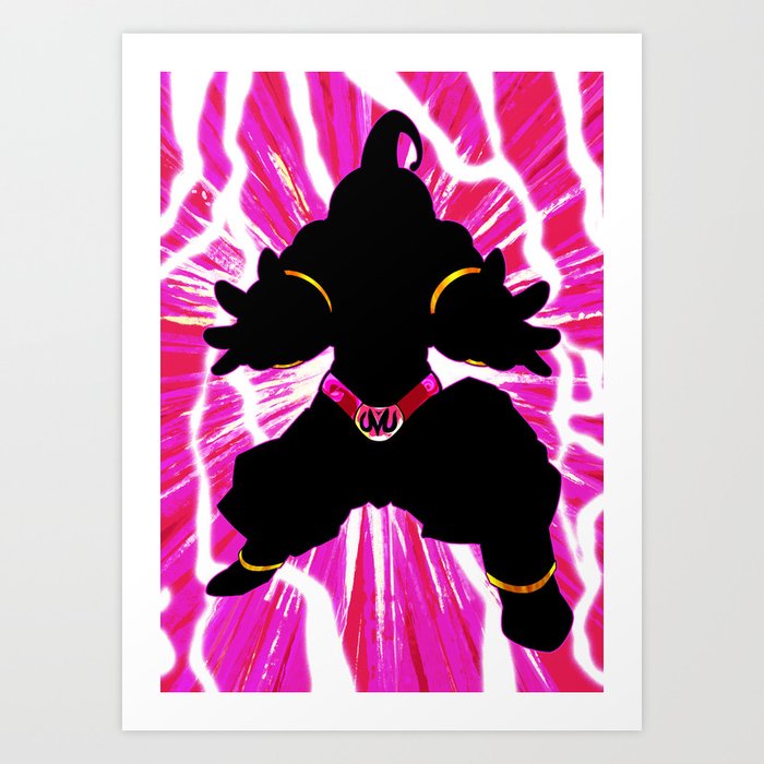 Colorful Character Drawing - Majin Buu Fan Art Art Print