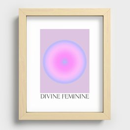 Divine Feminine Spiritual Gradient Art Print Recessed Framed Print