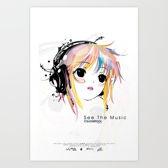 See The Music Art Print