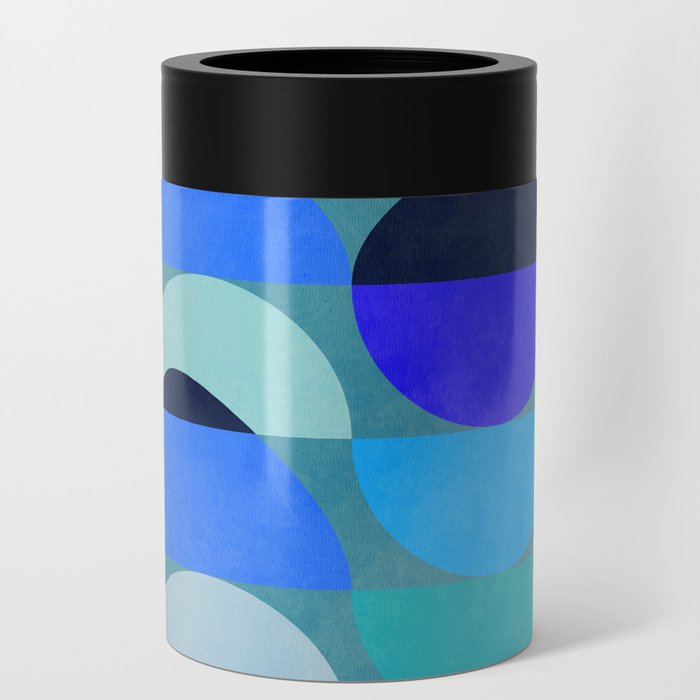 abstract retro ocean waves 1 Can Cooler